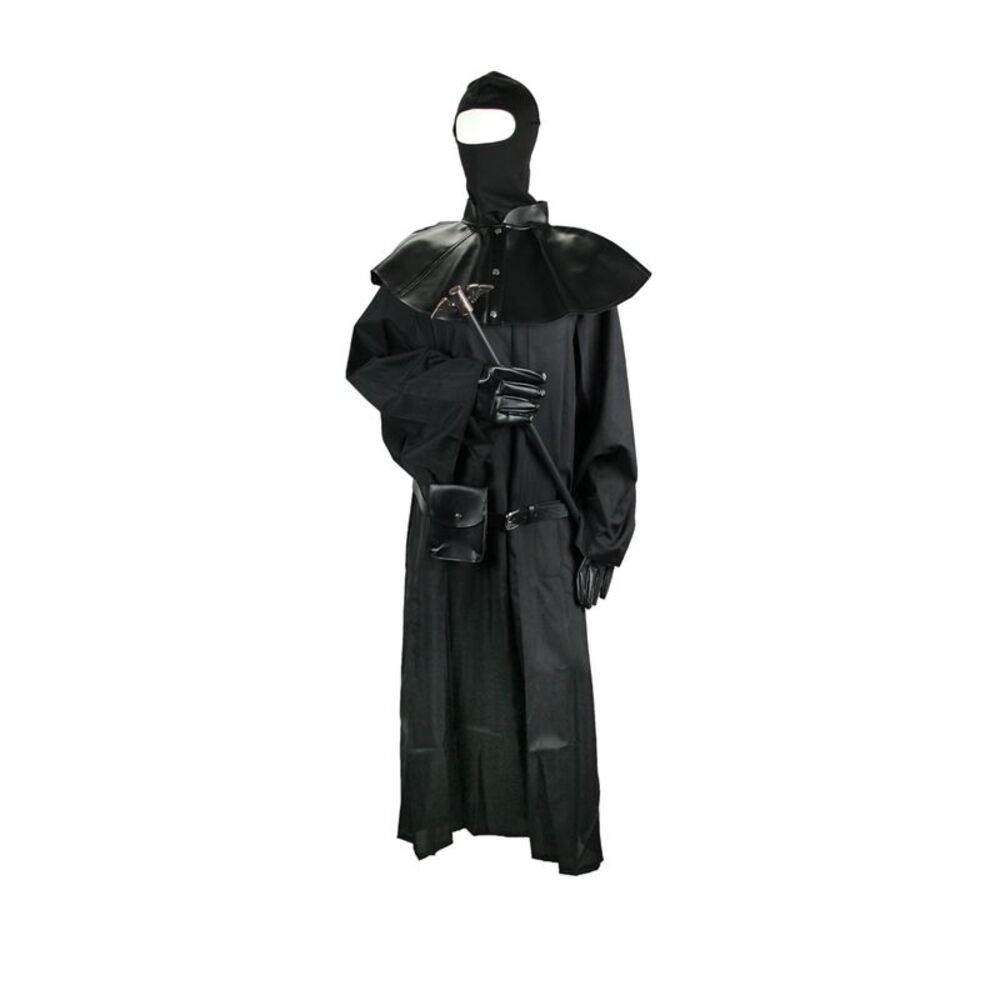 Plague Doctor Costume Starter Kit Robe Cane Gloves And Collar Cosplay Set Adult